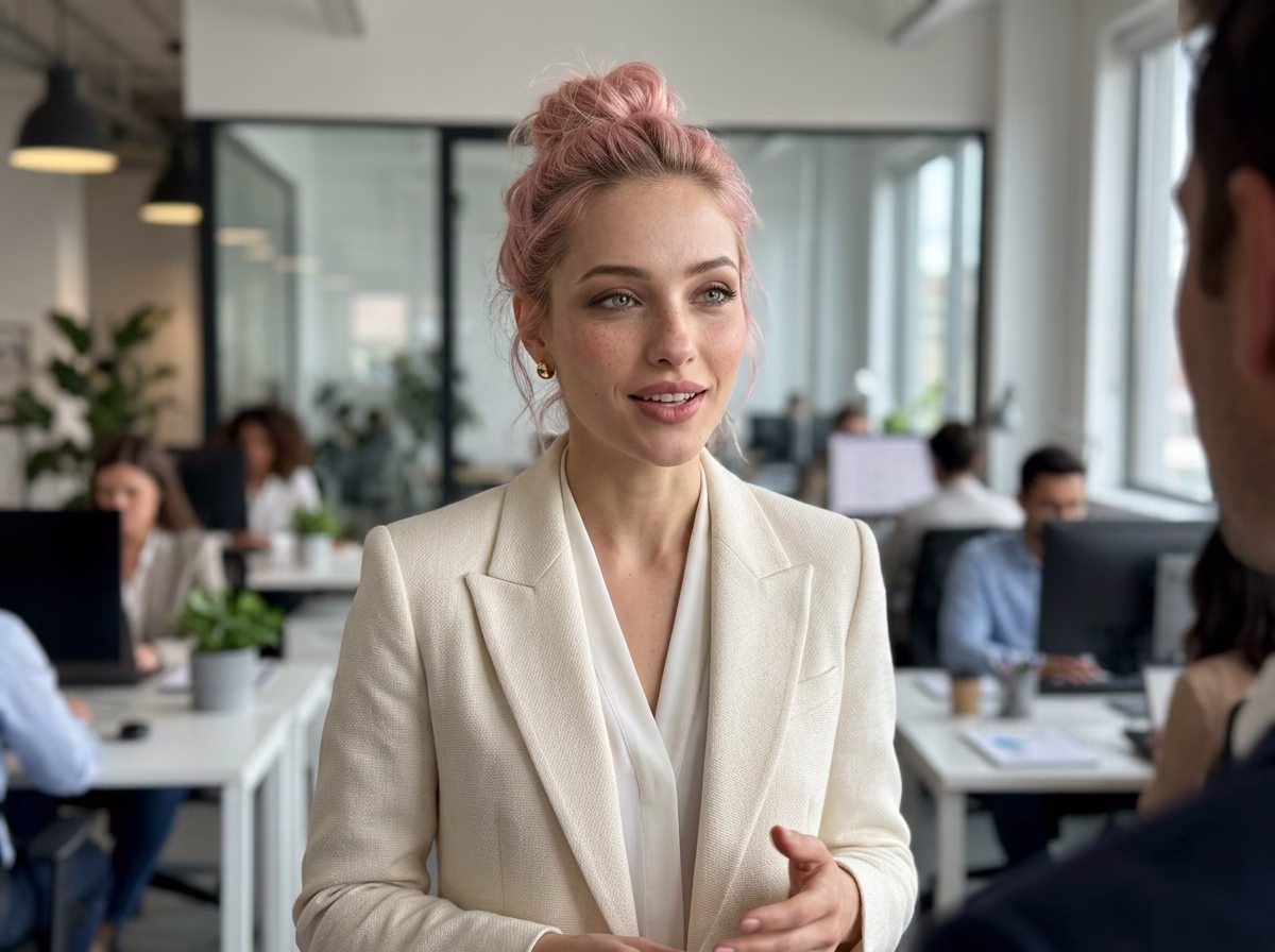 Raven Hayes AI automation expert in office consultation